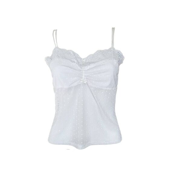 vintage coquette lace mesh babydoll cami - Picture 1 of 6